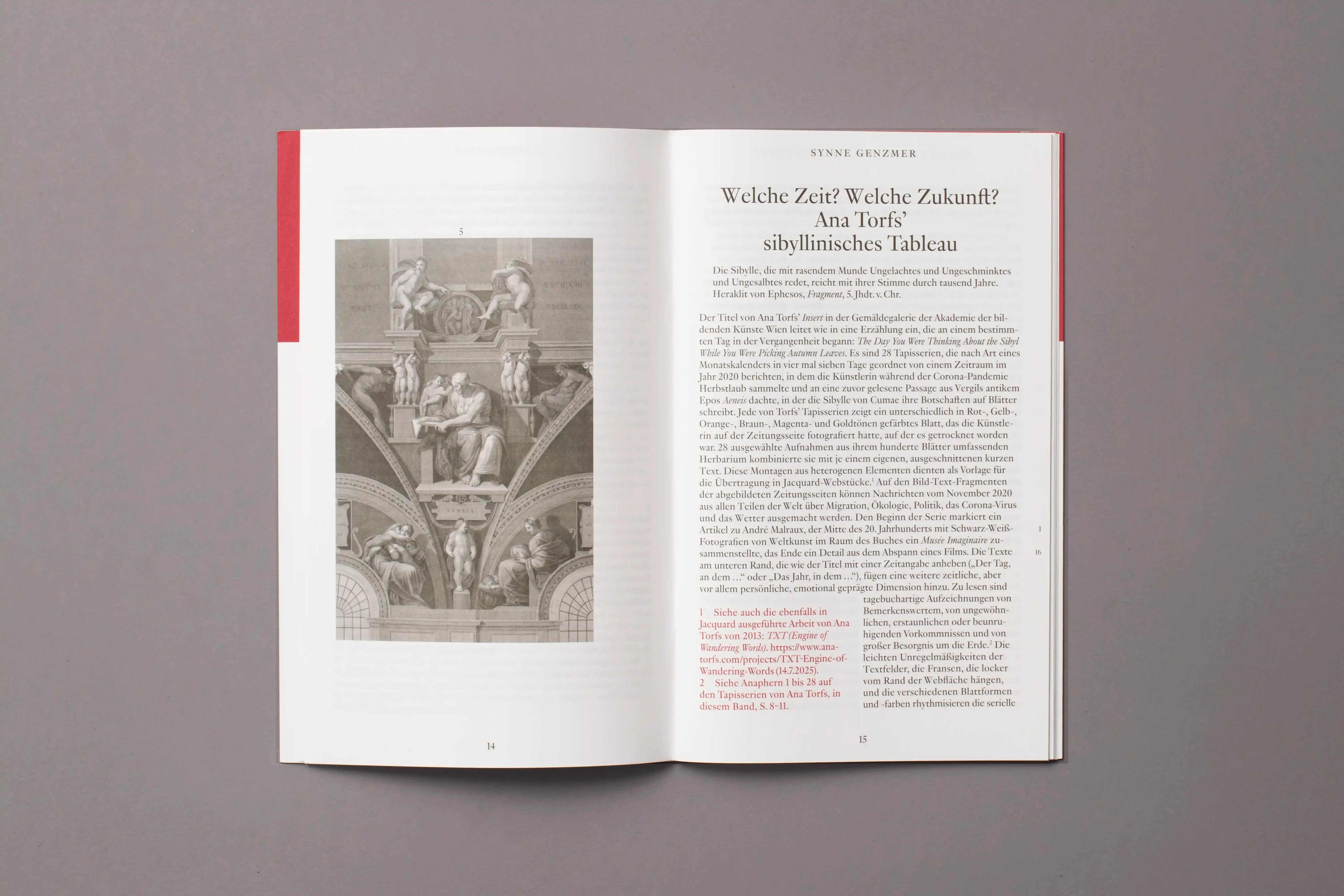An Insert by Ana Torfs The Day You Were Thinking About the Sibyl While You Were Picking Autumn Leaves