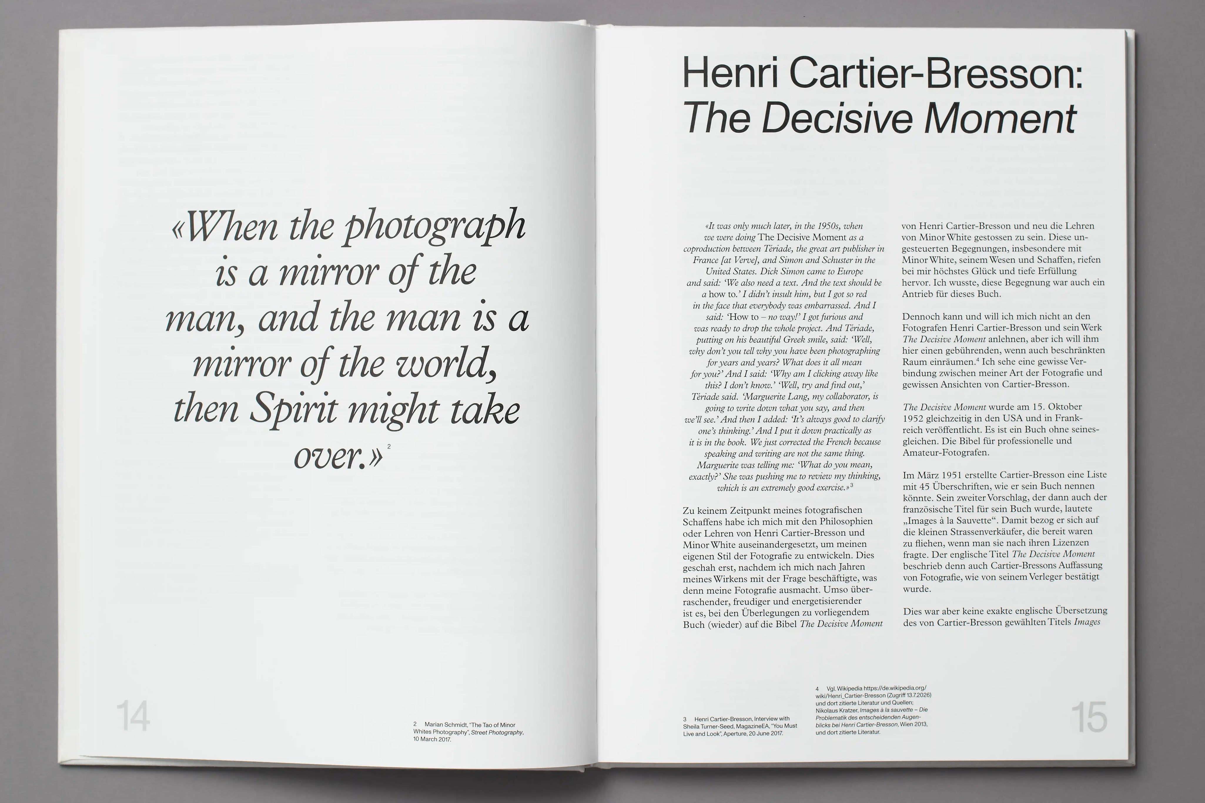Fotografieren im Moment der Vollkommenheit / Photographing in the Moment of Completeness