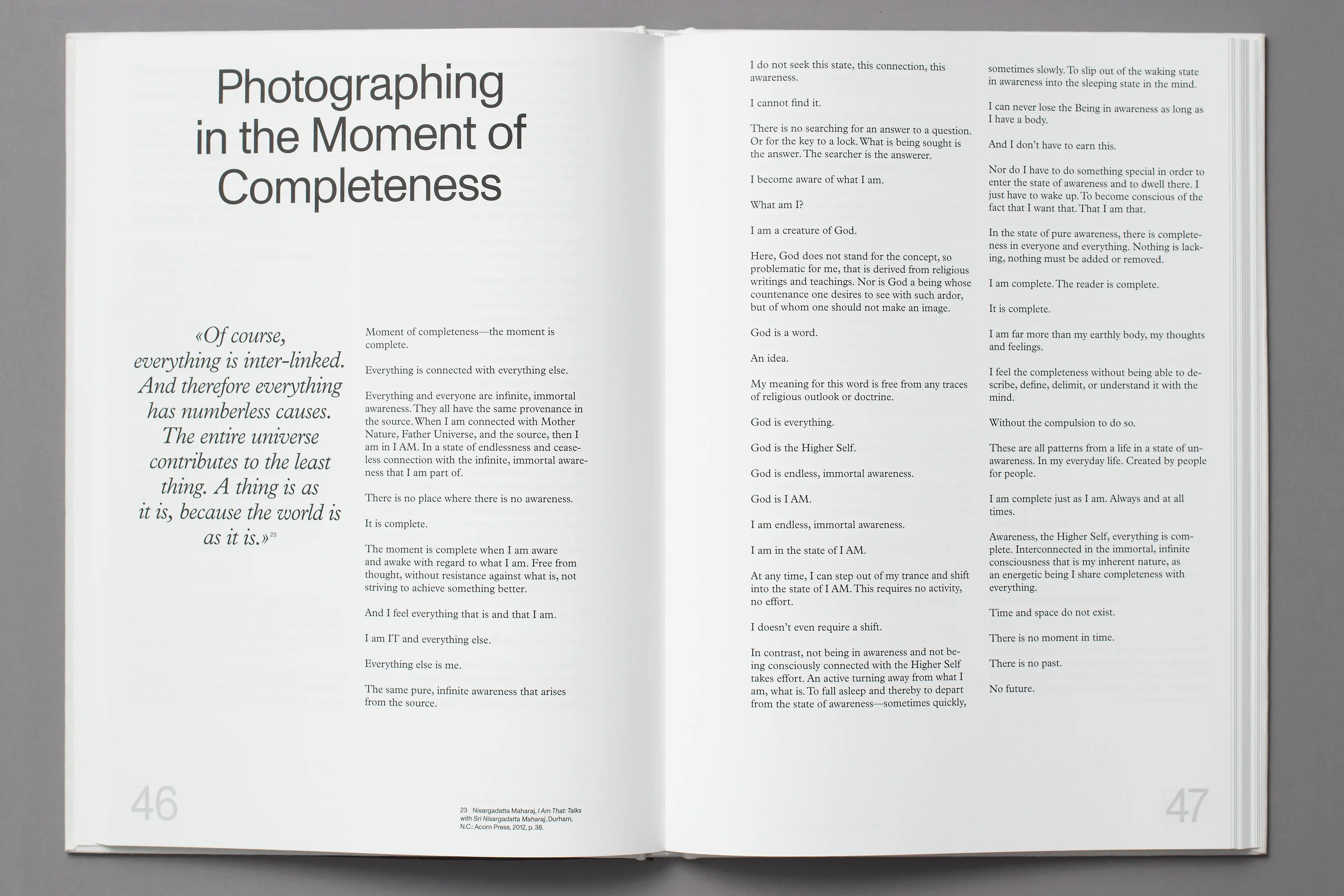 Fotografieren im Moment der Vollkommenheit / Photographing in the Moment of Completeness