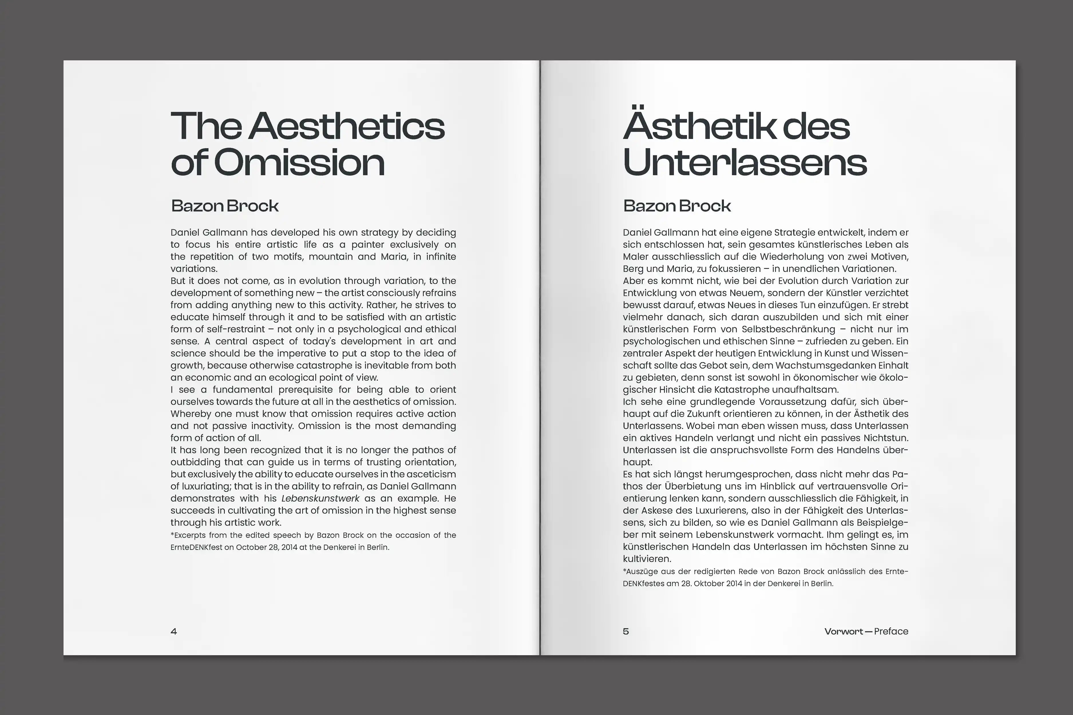 Daniel Gallmann - Pictorial Asceticism & Being Part