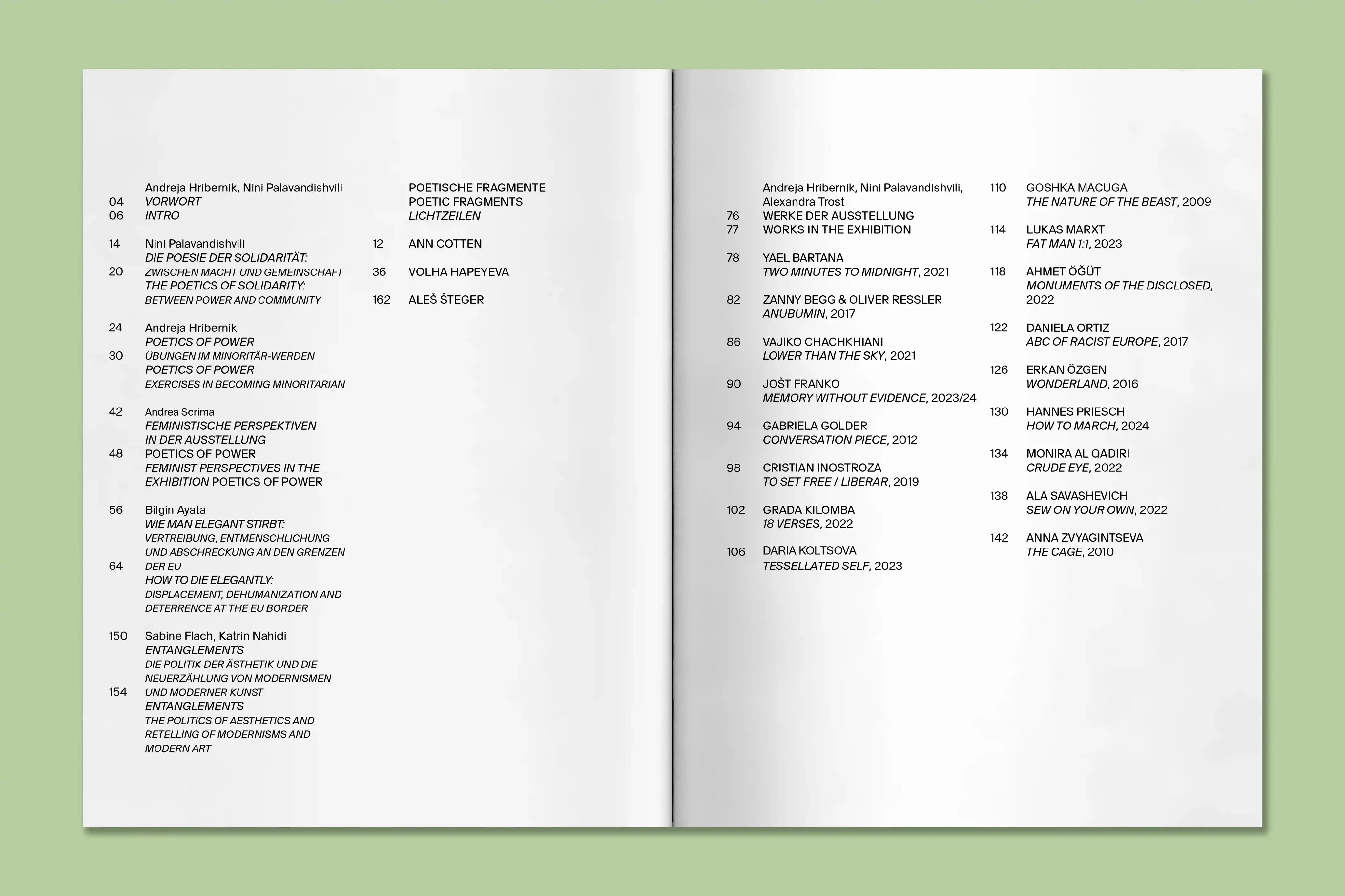 Poetics of Power - Kunsthaus Graz