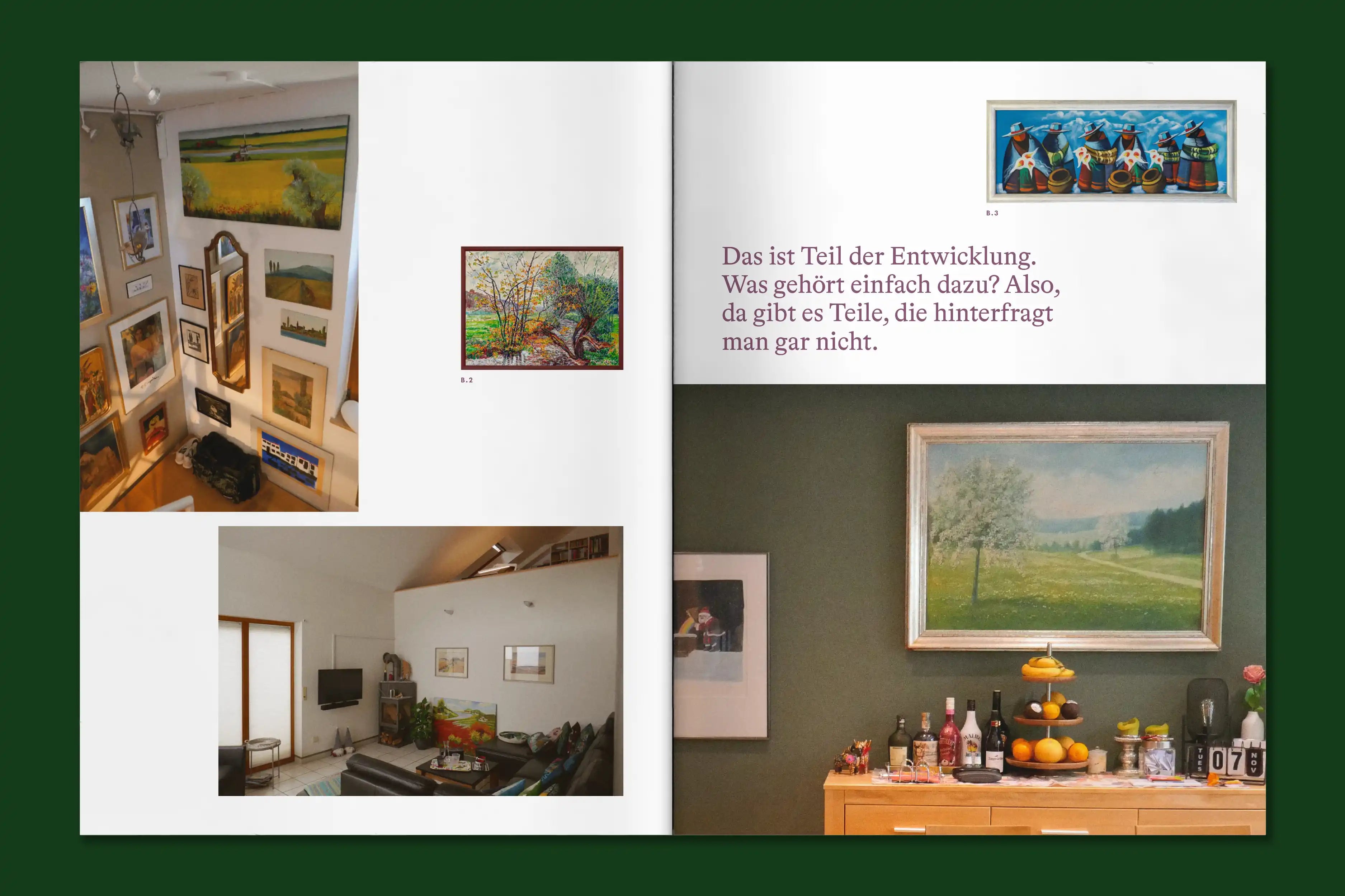 Aber mit Kunst kann man auch leben - Eine Ausstellung mit Mia Unverzagt in Zusammenarbeit mit Anne Hörz