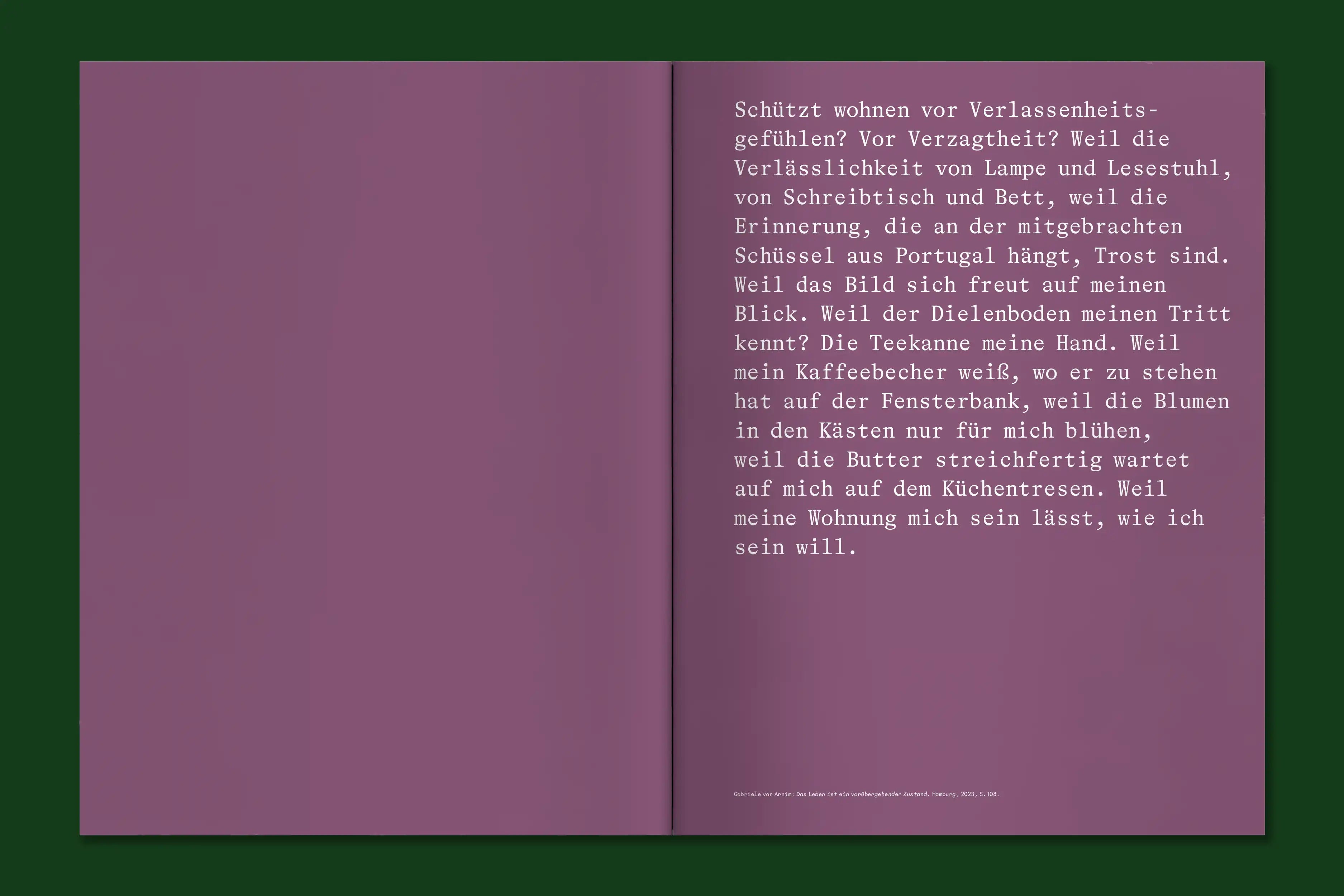 Aber mit Kunst kann man auch leben - Eine Ausstellung mit Mia Unverzagt in Zusammenarbeit mit Anne Hörz