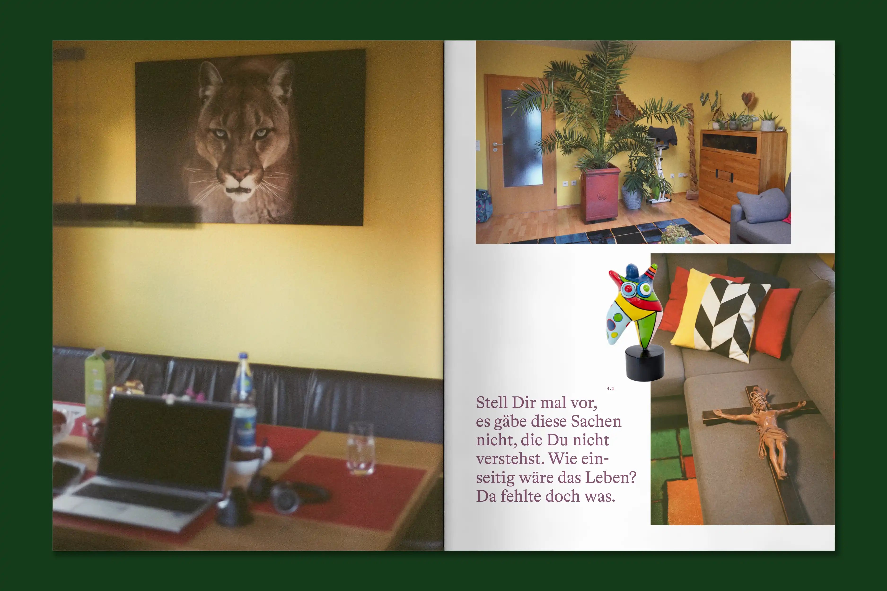 Aber mit Kunst kann man auch leben - Eine Ausstellung mit Mia Unverzagt in Zusammenarbeit mit Anne Hörz