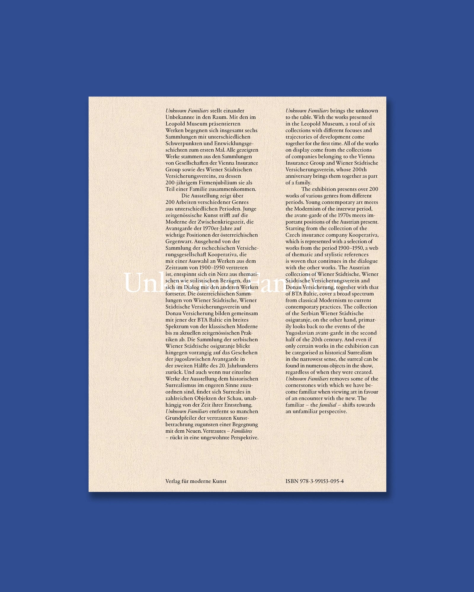 Unknown Familiars - Die Sammlungen der Vienna Insurance Group / The Collections of Vienna Insurance Group