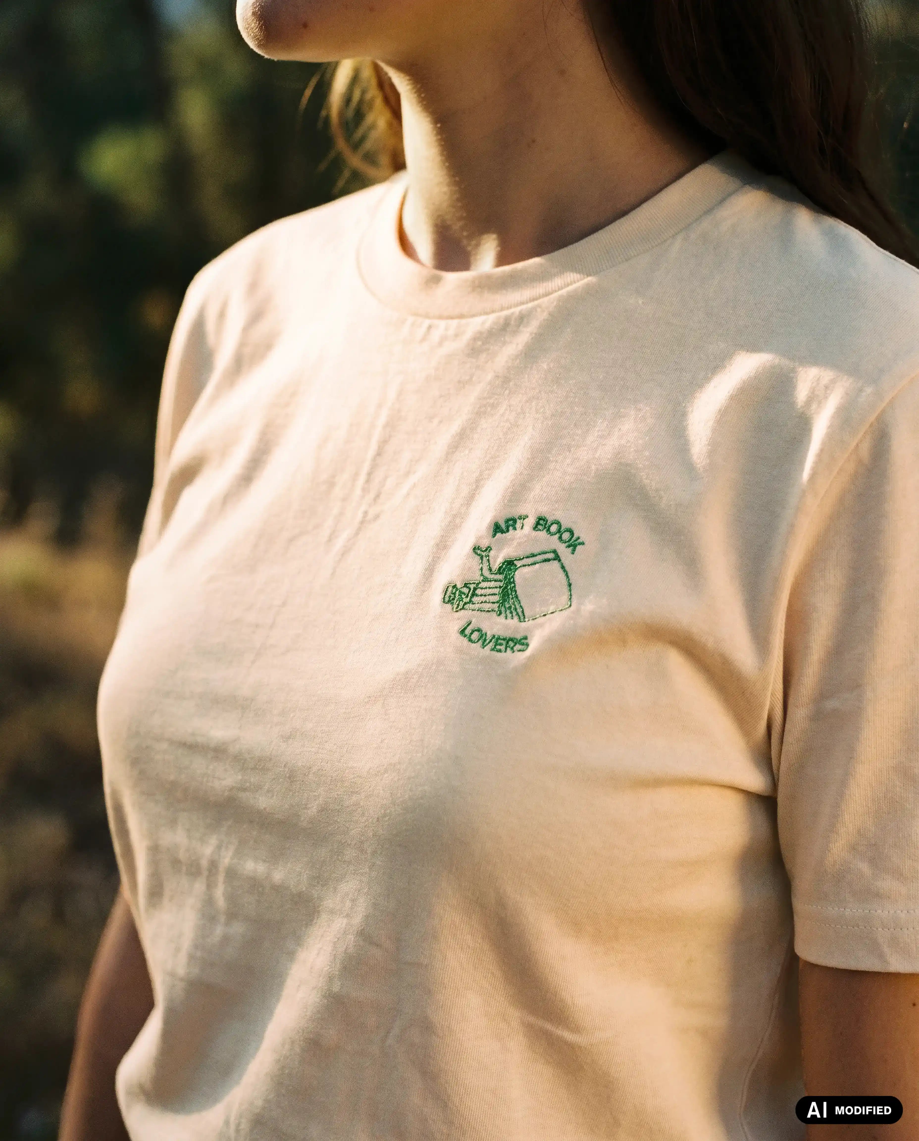 Art Book Lovers Embroidered Shirt