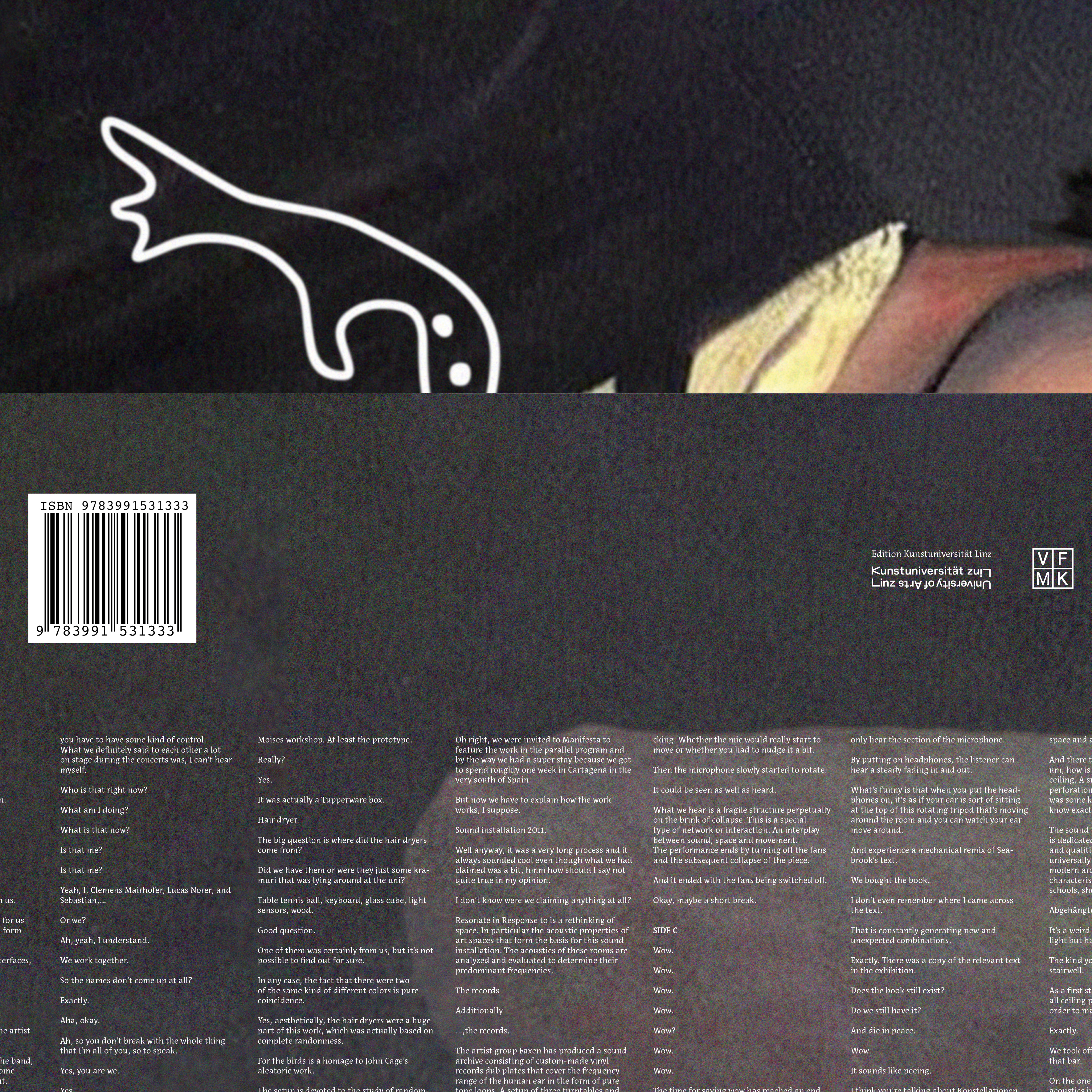 FAXEN Overhear Umschlag Poster back