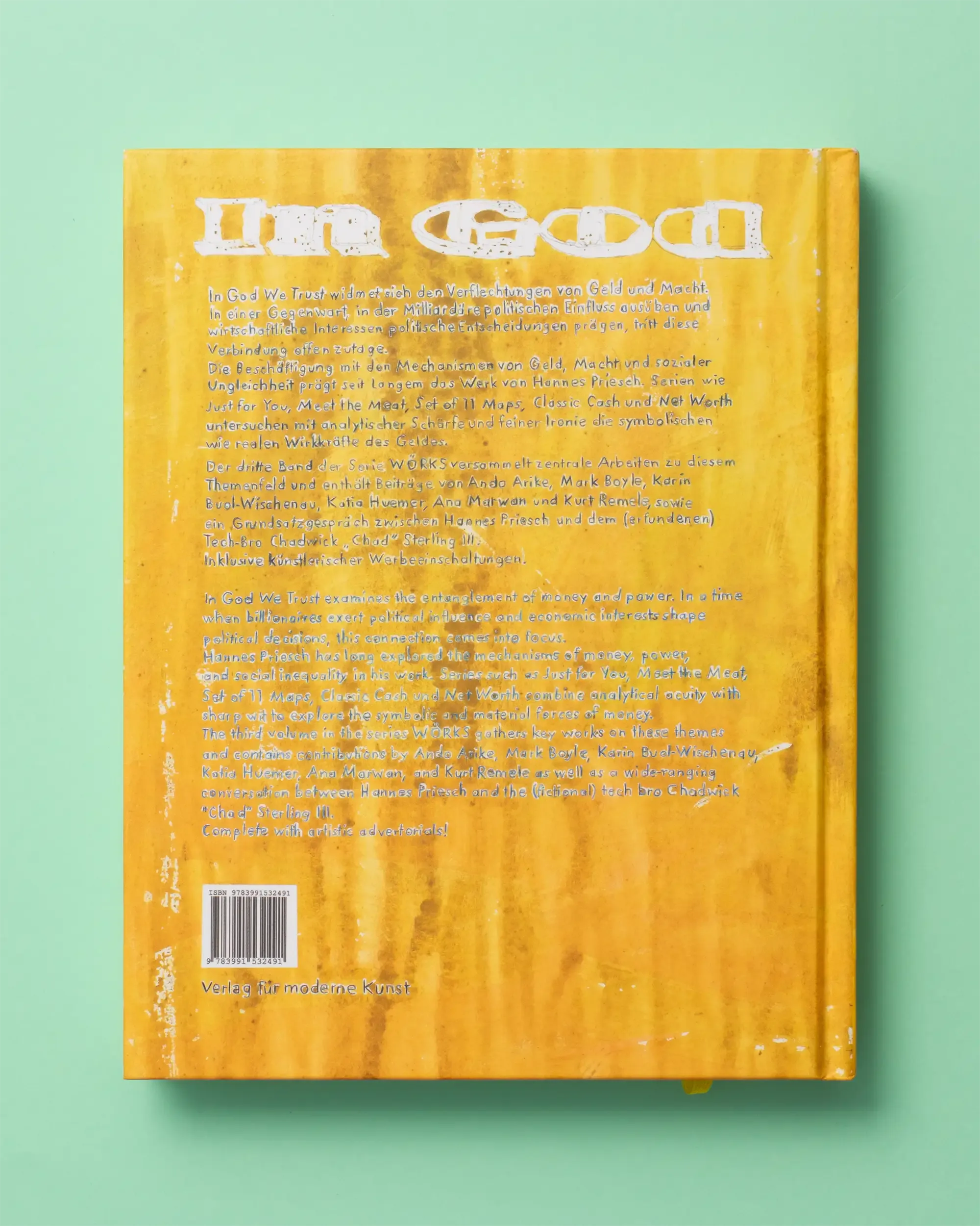 VFMK Hannes Piesch In God we Trust BACKCOVER