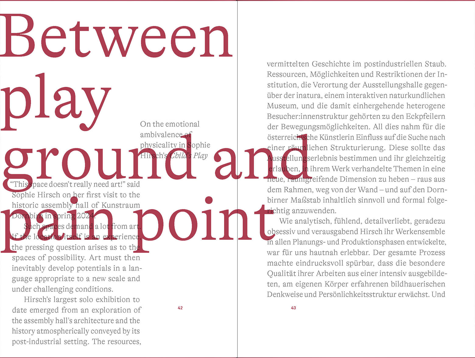 VFMK Kunstraum Dornbirn Sophie Hirsch IN04