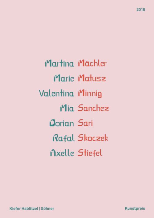 Cover Kunstpreis 2018