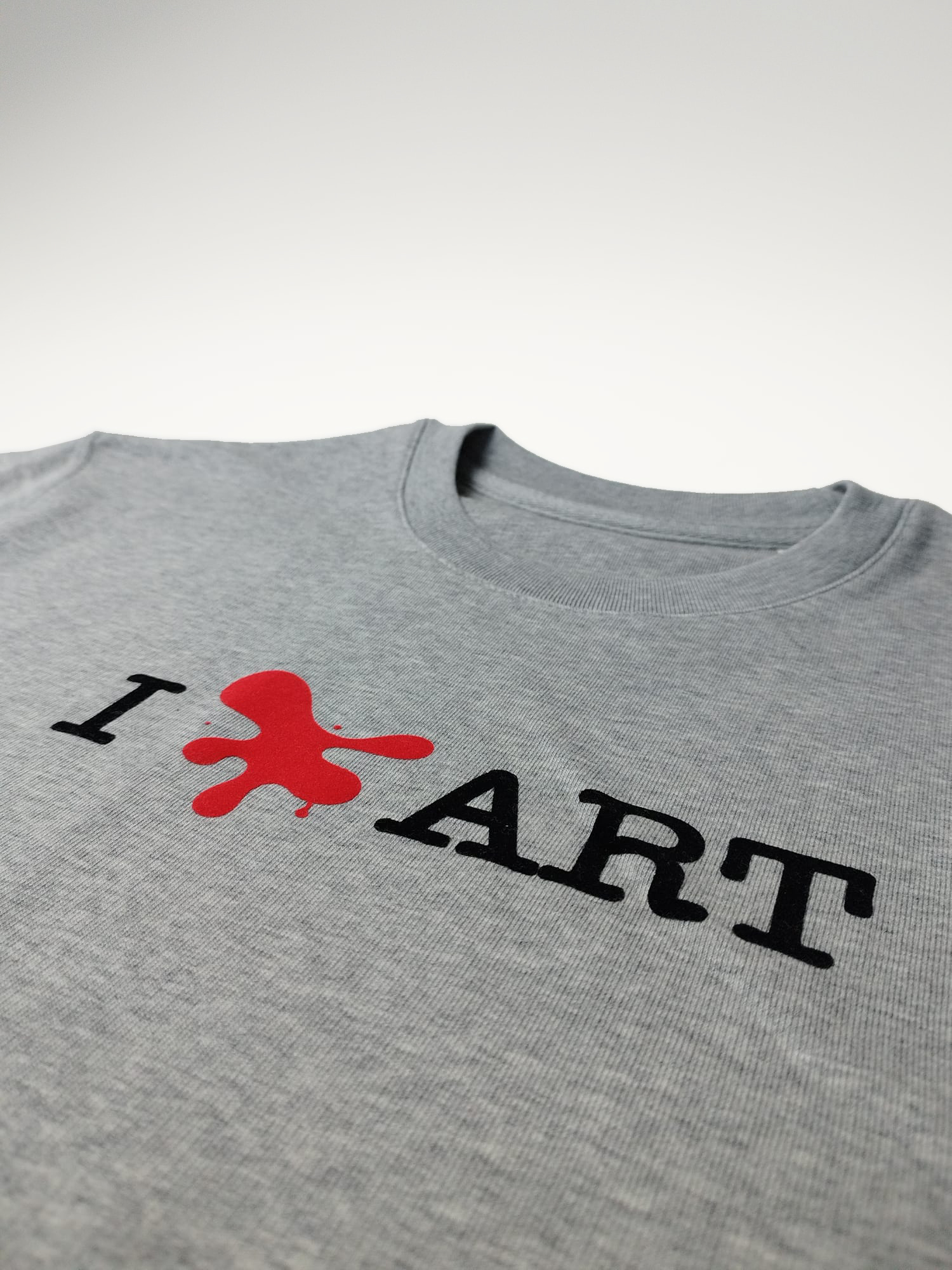 VFMK I LOVE ART Sweater Unisex Organic Cotton Grey2