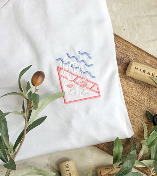 VFMK Apero At The Pool Shirt GOTS Cotton Unisex