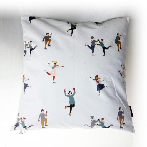 VFMK Textilwerk Winter Sports Cushion Cover 40x40 On the Ice